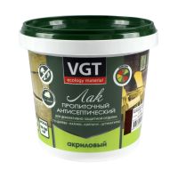 Лак ВГТ акриловый пропиточный с антисептиком палисандр 0,9кг  43044