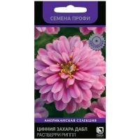 Семена Поиск Цинния Захара Дабл Распберри Риппл 5шт