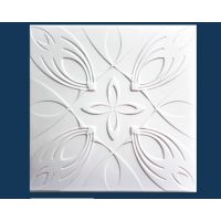 Плита потол. СОЛИД агат бел. 50*50см С2052