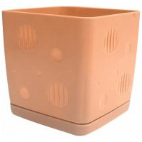 Горшок для цветов InGreen Microcosm 1,1л Персиковая карамель  ING23610040