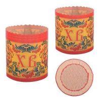 Форма для выпечки кулича бумажная "Орнамент", 3 шт 9*9 МТ8-112