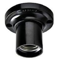 Патрон Е27 потолочный черный