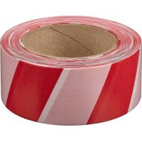 Сигнальная лента красно-белая 50*200м Зубр 12240-50-200