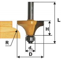 Фреза кромочная калевочная ЭНКОР 17х8 r2,4,хв.8мм