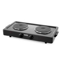 Плита эл.2-конфорочная МЕЧТА-211Ч (блин) черная