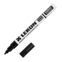 Маркер Lekon черный с нитроэмалью  011802