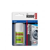 Эмаль KUDO KU-7К1311 15мл с кисточкой для бытовой техники белая