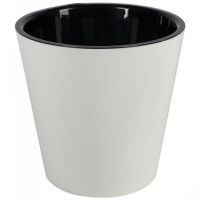 Горшок для цветов InGreen London D320 15,7л Белый на колесах  ING77041004