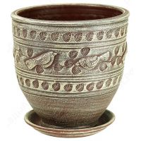 Горшок ПТИЦЫ бутон кор. 26см  75-225