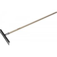 Грабли GRINDA 12 витых зубьев с дер. черенком  39581-12