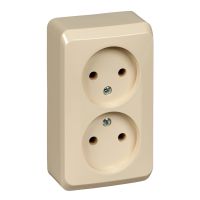 ЭТЮД Розетка РА 16-005К 2-я б/з о/у крем