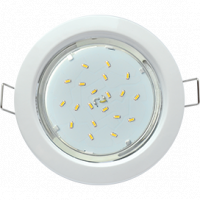 Светильник встраиваемый GX53 H4 220V бел Ecola FW53H4ECB