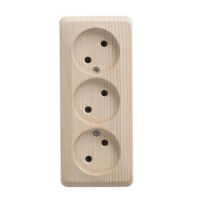 ЭТЮД Розетка РА 16-009D 3м б/з о/у сосна  Дача 42941