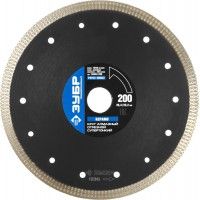 Диск отрезн.алмазн.ЗУБР ПРОФ 200*25,4/22,2мм супертонк. по кер.гран.36659-200