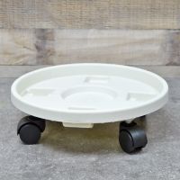 Подставка для цветов на колесах 35см  мс-211001-4