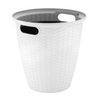 Кашпо напольное InGreen Rattan D-380/30л с внутренним горшком 16л белоснежный жасмин  500310048
