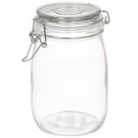 Банка для сыпучих продуктов, стекло, 1 л, с крышкой, с ключом, Y3-1368/318559 318559