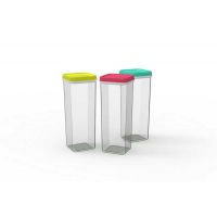 Банка 2,2 л для сыпучих продуктов квадр. 268С