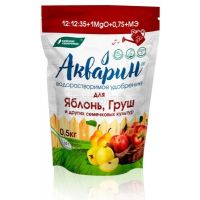 АКВАРИН Удобрение водорастворимое для яблонь, груш и других семечковых культур 0,5кг  22507