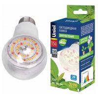 Лампа светод. LED-A60-15W/SPFB/E27/CL PLP30WH Uniel  UL-00007405