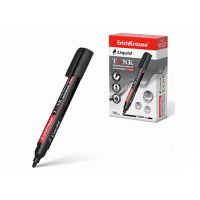 Маркер перманентный с жидкими чернилами ErichKrause Tank LP-600, черный 48769