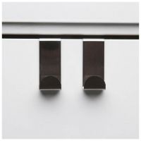 Крючки надверные SAVANNA «Минимализм», 2 шт, металл, 6×6.5×2.5 см, хромированные 1035630