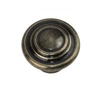 Ручка-кнопка мебельная RC059AB.4 Boyard ст. латунь  е615