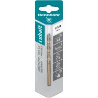 Сверло по металлу 5,0*86мм HSS-Co Р6М5К5 Rennbohr  668050