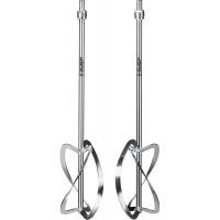 Комплект насадок-миксеров "сверху-вниз" ЗУБР МНЛ-2-220 2шт для легких растворов