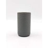 Пластиковый стакан серый вельвет  13917