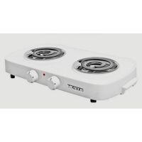 Плита эл.2-конфорочная МЕЧТА-211Т белая, черная