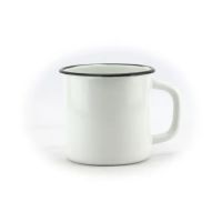 Кружка эмалированная 1,0л. без рисунка  0107/7  2с3  24-014