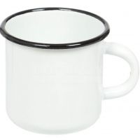 Кружка эмалированная  0,4л без рисунка   40104-032/4