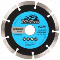 Диск алмазный 125*22,23*1,9мм Diaforce Segment Basic сухой рез  510125