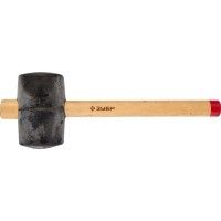 Киянка резиновая черная 75мм с дер.ручкой ЗУБР  2050-75_z01