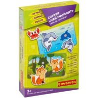 Настольная игра Bondibon "Чей малыш" на липучках