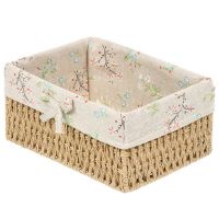 Корзина 26*18*12см, прямоугольная, плетеная, Y4-7678/ 455265