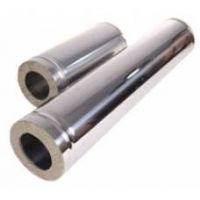 Труба-сэндвич оц.+нерж. (0,5мм) 220*150 1,0м