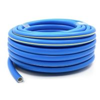 Шланг AQUA FORCE (Soft touch) 1" синий с желт. пол  STB150 - 14