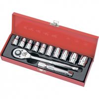 Набор торцевых головок 1/2" 10-24мм. 12шт. МАТРИКС  13526