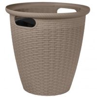 Кашпо напольное InGreen Rattan D-380/30л с внутренним горшком 16л французкий платан  500310105