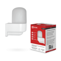 Светильник для сауны консольный САУНА E27-КПС пластик, стекло IP65 112x156мм белый 1740