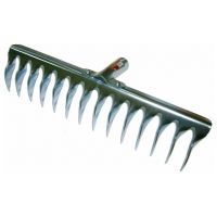 Грабли 14 зуб. витые нержавейка SKRAB с черенком