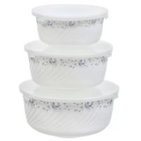 Набор салатников кругл, 3 шт, 19,16,14 см, с крыш, Эдем, Daniks, W-3X1059/245501