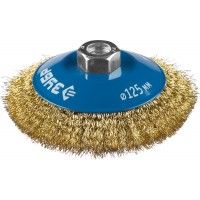 Щетка конич.д/УШМ витая 0,3мм,125мм/М14 ЗУБР