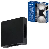 Светильник уличный Uniel ULU-P33D-4W/4000K IP65 BLACK  13621