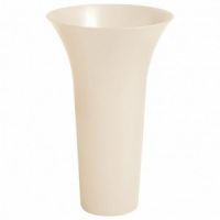 Ваза для цветов бежевая 12033/07