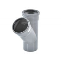 Тройник Дн110*110*45° серый VALFEX  РР-Н 127-0627/ 22110110