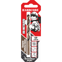 Сверло по металлу 6,0*93мм Hardcore Cobalt  141060