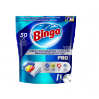 Капсулы для посудомоечной машины Bingo pro 50 шт  93338